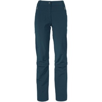 Vaude Farley Stretch Capri T-zip Iii Hosen - Dark