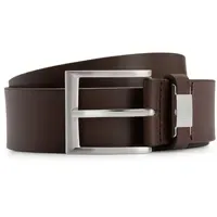Boss Herrengürtel Leder Dunkelbraun 105