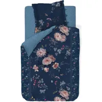 Pip Studio Tokyo Bouquet dunkelblau 135 x 200 cm
