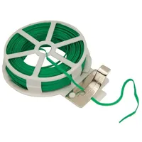 Silverline Garten Blumen Bindedraht Gartendraht 30m Rolle mit Abschneider