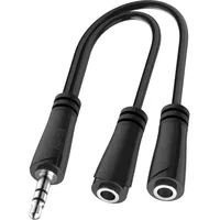 Hama 200349 3,5-mm-Klinke-Adapter, Split