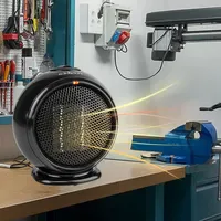 Nedis Keramik Heizlüfter 500 W Schwarz