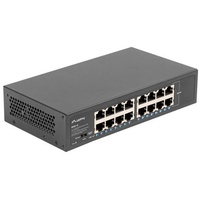 LANBERG RSGE-16 Netzwerk-Switch Unmanaged Gigabit Ethernet (10/100/1000) 1U (16
