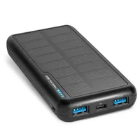 SBS Mobile Solar Powerbank 10000mAh schwarz