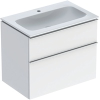 Geberit iCon Set Möbelwaschtisch schmaler Rand, mit Unterschrank, 75