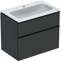 Geberit iCon Set Möbelwaschtisch 75 cm schmaler Rand, mit