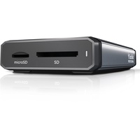 SanDisk Professional PRO-READER USB-C, Speicherkartenlesegerät, Schwarz, Grau