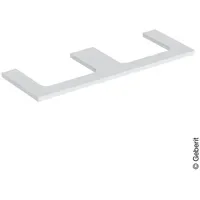 Geberit One 135x3x47cm, w/lack. ma, Ausschn zweifach