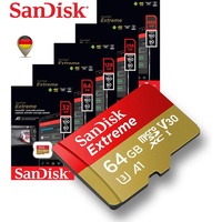SanDisk Extreme microSDXC UHS-I U3 A2 + SD-Adapter 128