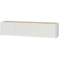 Furn.design TV-Lowboard weiß Eiche TV-Unterteil hängend 150 x 35