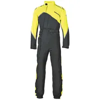 Held Monsun II, Regenkombi 1-teilig - Schwarz/Neon-Gelb - S