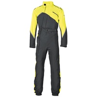 Held Monsun II Regenkombi 1-teilig - Schwarz/Neon-Gelb - L