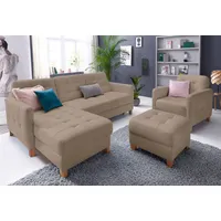 Exxpo - sofa fashion Ecksofa »Elio, kompakt und komfortabel,