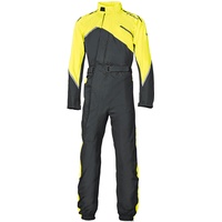 Held Monsun II Regenkombi 1-teilig - Schwarz/Neon-Gelb - 4XL