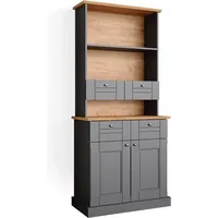 Vicco Hochschrank Bergamo, Grau 82.6 cm