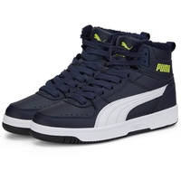 Puma Rebound Joy Fur Jr parisian night/puma white/light lime