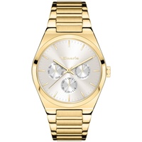 TAMARIS Damen analog Quarz Uhr mit Edelstahl Armband TT-0091-MM