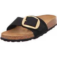 Birkenstock Madrid Big Buckle Nubukleder schwarz 39