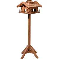 Dobar Vogelhaus Tirol im Berghütten-Design 37 x 37 x