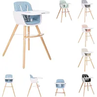 KIKKABOO Kikkaboo, 2 in 1 Woody 2-in-1 Holz Highchair