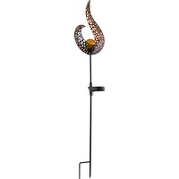 GLOBO LED-Solarleuchte 90 cm schwarz/gold 33530