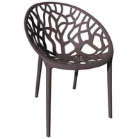 Trisens Bistrostuhl 59 x 60 x 80 cm braun