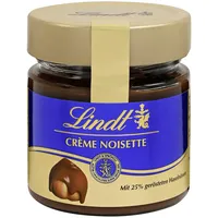 Lindt Brotaufstrich Haselnusscreme 25% Schokoladenaufstrich, im Glas, 220g
