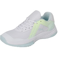 Puma Varion Hallensportschuhe Hallenschuhe, White-Nitro Blue-Fizzy Light, 40 EU
