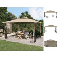 VidaXL Pavillon 318545 3 x 4 m taupe inkl.