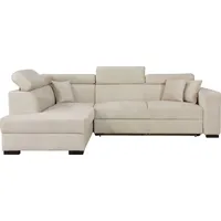 Home Affaire Ecksofa HOME AFFAIRE "Tulio L-Form", beige (cream),