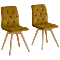 Andas Esszimmerstuhl »Rania«, (Set), 4 St., Samtoptik, im 2er/4er/6er