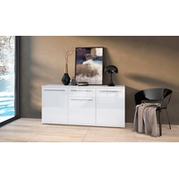 PLACES OF STYLE »Piano«, (H/B/T): 84,6/150/45,2cm), UV lackiert, Soft-Close