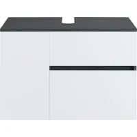 Home Affaire Waschbeckenunterschrank HOME AFFAIRE "Wisla", grau (anthrazit, weiß),
