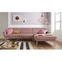 Otto home Ecksofa OTTO HOME "Bille L-Form", rosa (rosé),