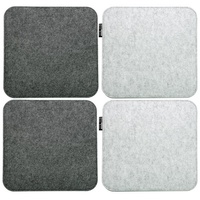 Dune Design 4 Eckige Filz Sitzkissen 35x35cm 8mm Stuhlkissen