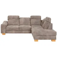 Home Affaire Ecksofa HOME AFFAIRE "Dundee L-Form", grau (grau,