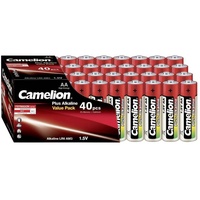 Camelion Plus Alkaline LR6 / AA Mignon Batterien 40er