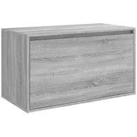 VidaXL Flurbank 80x40x45 cm Grau Sonoma Holzwerkstoff
