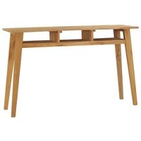 VidaXL Konsolentisch 120x35x75 cm Teak Massivholz