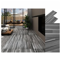 VidaXL PVC-Fliesen Selbstklebend 5,21 m2 2 mm Grau Gestreift