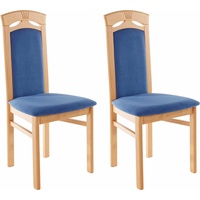 Home Affaire Esszimmerstuhl »Anthony«, (Set), 2 St., Microfaser, Holzstuhl