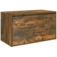 VidaXL Flurbank 80x40x45 cm Räuchereiche Holzwerkstoff