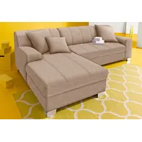 INOSIGN Ecksofa »Turah incl. Zierkissen, moderne Steppung, auch in