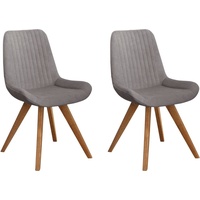 Home Affaire Schalenstuhl Bratislava (Set) 2 Stk.Gestell eiche massiv