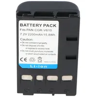 AccuCell Akku passend für Panasonic CGR-V14S Akku CGR-V610 CGR-V620