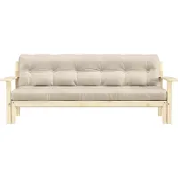 Karup Design "Unwind", Schlafsofa clear/beige 218x92x88 cm / 218x145x76