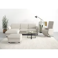Sit&more Ecksofa »Grenoble L-Form mit Federkern«, wahlweise mit Bettfunktion,