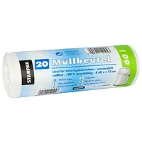 Papstar Müllbeutel 60 L, weiß 20 Stück