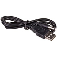 Akyga USB-Ladekabel DC Stecker 5,5 mm 0.80 m Schwarz