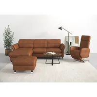 Sit&more Ecksofa »Grenoble L-Form mit Federkern«, wahlweise mit Bettfunktion,